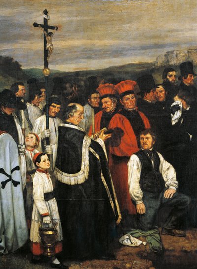 Un entierro en Ornans de Gustave Courbet