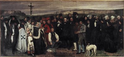 Un funeral en Ornans de Gustave Courbet