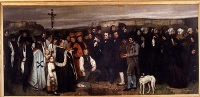 Un funeral en Ornans de Gustave Courbet