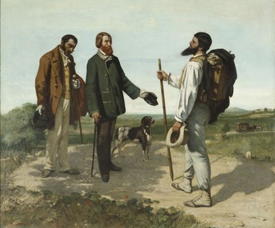Bonjour, Monsieur Courbet de Gustave Courbet