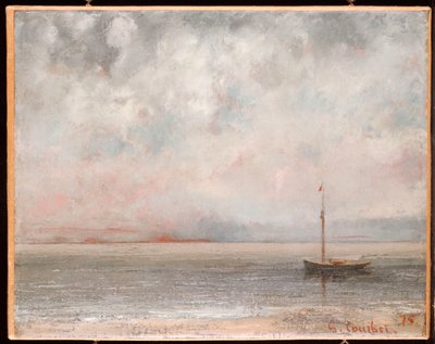 Nubes en el lago de Ginebra, 1875 de Gustave Courbet