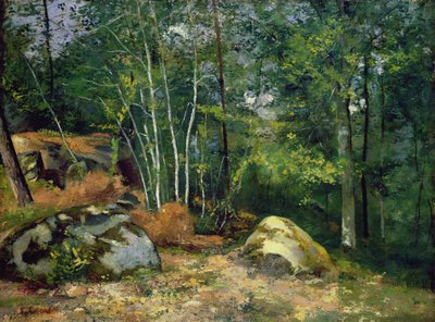 Rincón del bosque de Gustave Courbet