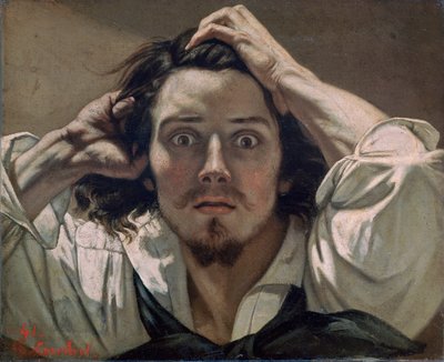 Desesperado, Autorretrato, 1841 de Gustave Courbet