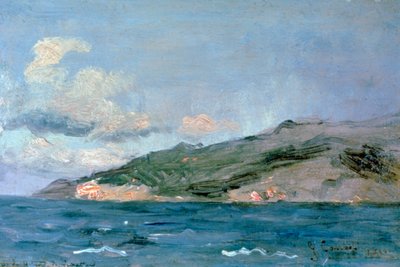 Entrada al estrecho de Gibraltar, 1848 de Gustave Courbet