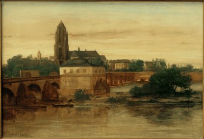 Vista de Frankfurt am Main de Gustave Courbet