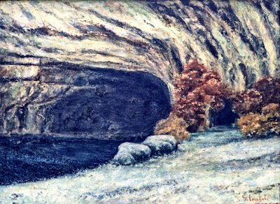 Cueva nevada de Loue de Gustave Courbet