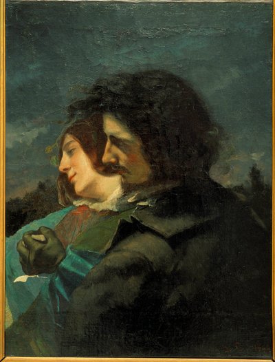 Amantes felices de Gustave Courbet