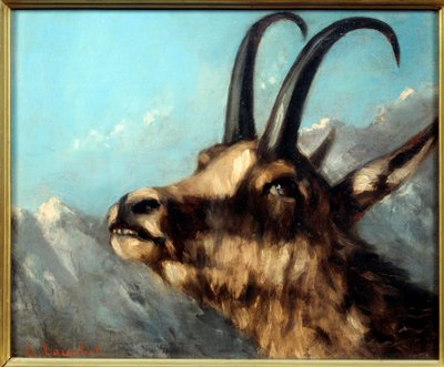 Cabeza de gamuza de Gustave Courbet