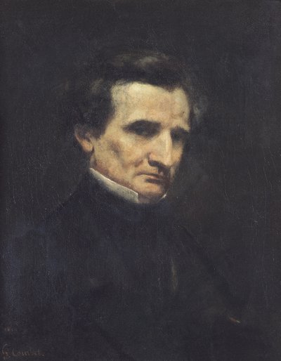 Hector Berlioz (1803-69) 1850 de Gustave Courbet