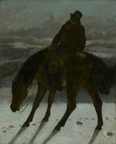 Cazadora a caballo de Gustave Courbet