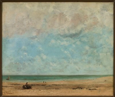 Paisaje costero de Gustave Courbet