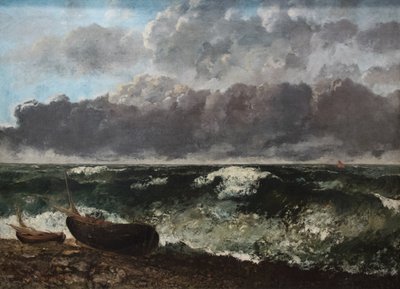 El mar tempestuoso de Gustave Courbet