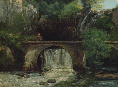 Paisaje con puente de Gustave Courbet