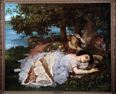Les damoiselles des Banks de Seine de Gustave Courbet