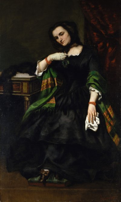 Madame Auguste Cuoq Mathilde Desportes, 1827-1910, ca. 1852-57 de Gustave Courbet