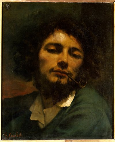 Hombre con pipa de Gustave Courbet