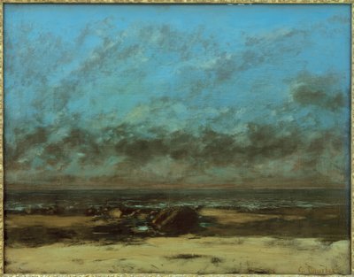 Marina, marea baja de Gustave Courbet