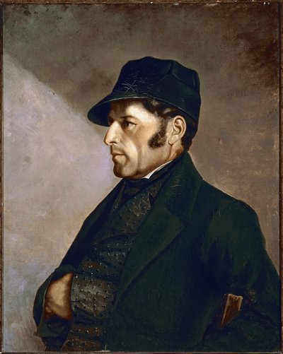 Retrato de Eleonor Regis Courbet padre del pintor Pintura de Gustave Courbet de Gustave Courbet