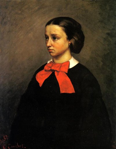 Retrato de Madame Jacquet de Gustave Courbet