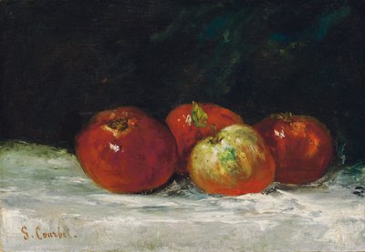 Manzanas Rojas de Gustave Courbet
