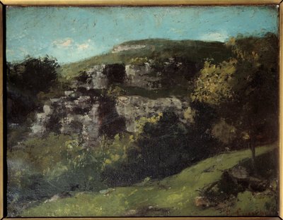 Rocas en Ornans de Gustave Courbet