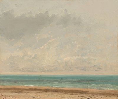 Mar tranquilo de Gustave Courbet