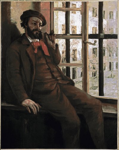 Autorretrato en la prisión de Sainte-Pelagie (el artista fue encarcelado por participar en la comuna) de Gustave Courbet