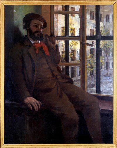 Autorretrato en Saint Pelagie de Gustave Courbet