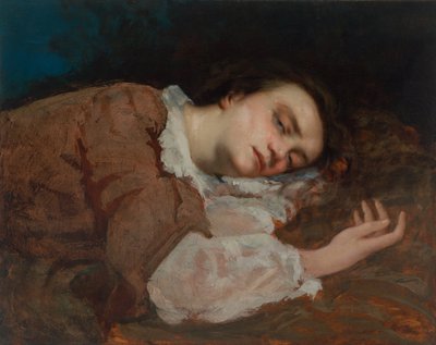 Estudio para Les Demoiselles des bords de la Seine (Été) [Las señoritas de las orillas del Sena (Verano)]. de Gustave Courbet