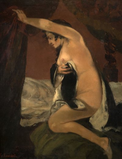 Estudio para Venus en Venus y Psique de Gustave Courbet