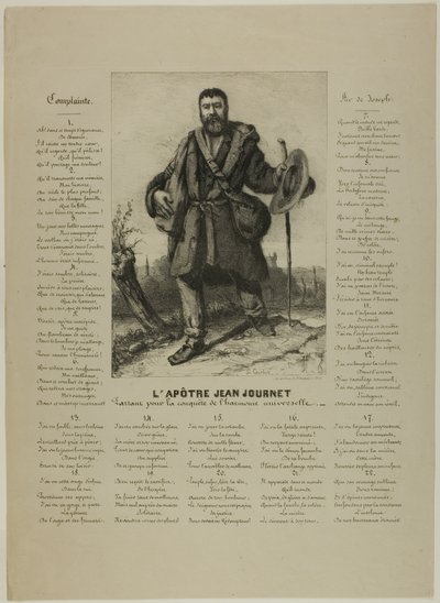 El Apóstol Jean Journet de Gustave Courbet