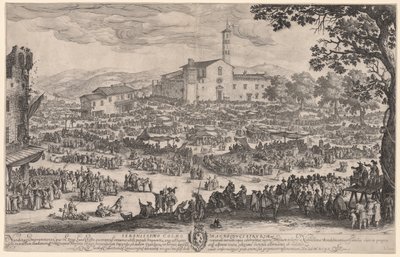La feria en Impruneta de Gustave Courbet