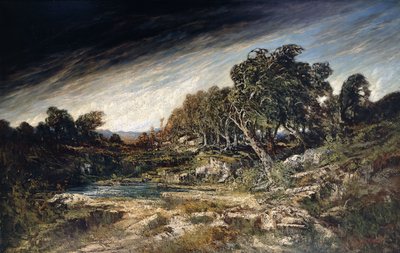 La Ráfaga de Viento, c.1855 de Gustave Courbet