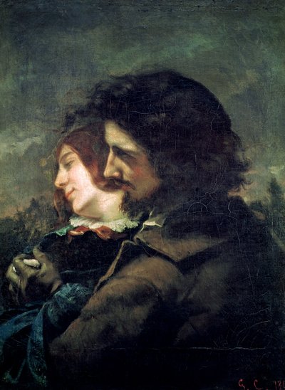Los Amantes Felices, 1844 de Gustave Courbet