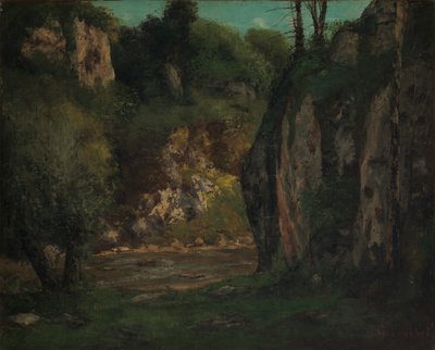 El arroyo escondido de Gustave Courbet