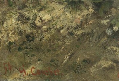 El Encuentro o Bonjour M. Courbet (detalle) de Gustave Courbet