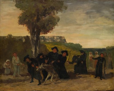 El regreso de la reunión, 1863 de Gustave Courbet