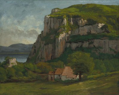 La roca de Hautepierre, c.1869 de Gustave Courbet