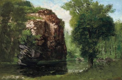 El río silencioso de Gustave Courbet