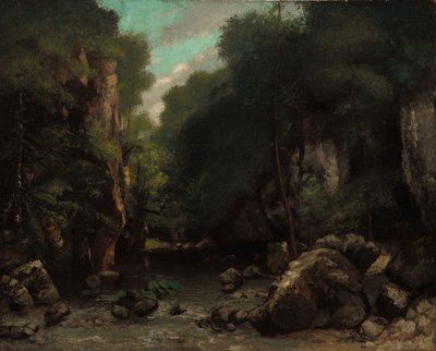 El valle de Les Puits-Noir de Gustave Courbet