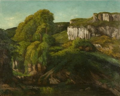Valle del Loue, cerca de Ornans, c.1860 de Gustave Courbet
