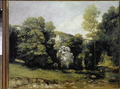 Vista del río Breme de Gustave Courbet