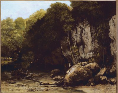Vista del sitio de Le Puits-Noir cerca de Ornans de Gustave Courbet
