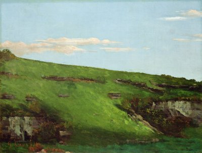 Wiesenhang cerca de Ornans, 1862 de Gustave Courbet