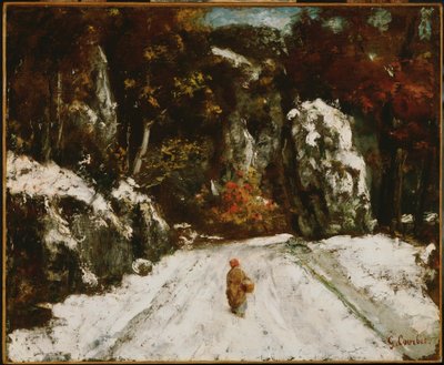Invierno en el Jura de Gustave Courbet