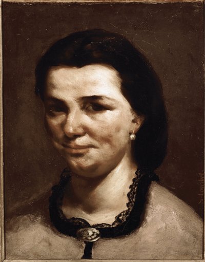 Cabeza de mujer de Gustave Courbet