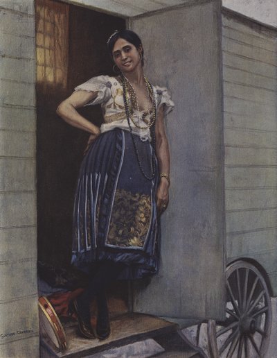 Gitana de Gustave Claude Etienne Courtois