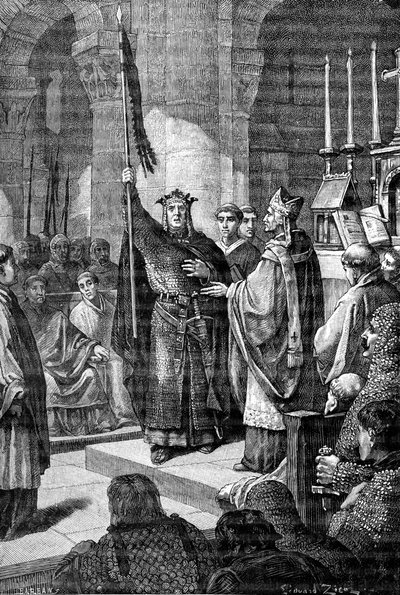 Luis VII, Saint Denis, 1898 de Gustave Demoulin