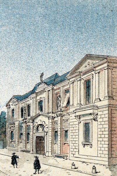 Vista del Hotel Carnavalet, Residencia de la Marquesa de Sevigne de Gustave Demoulin