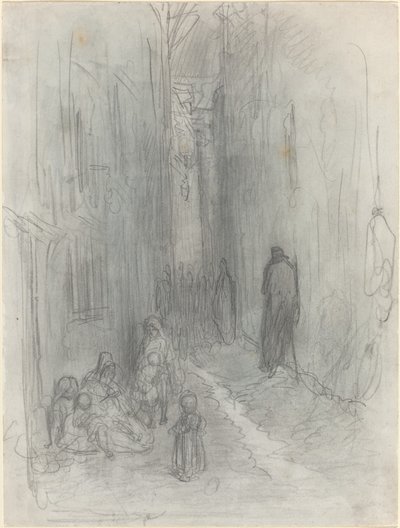 Una callejuela en Londres de Gustave Dore